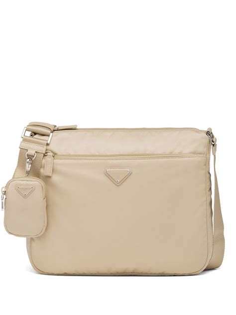 prada beige nylon bag.